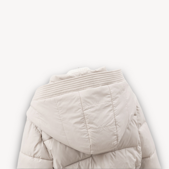 EB | Damen Pufferjacke mit Kapuze und Gürtel