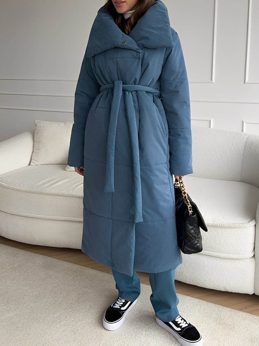 EB | Lange, warme Damenjacke mit Futter