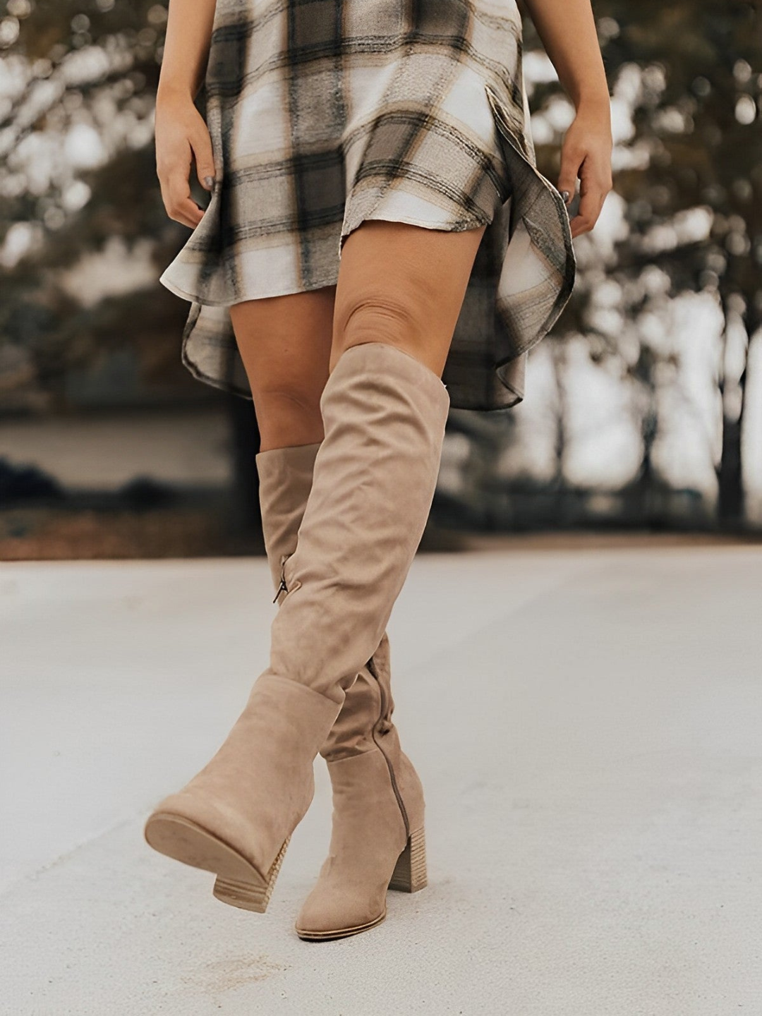 EB | Elegante Hohe Stiefel mit Absatz