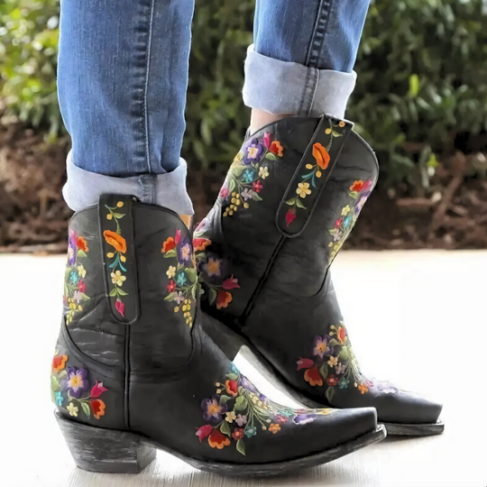 EB | Wetterfeste Weinlese Cowgirl Stiefel