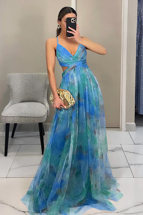 EB | Enchant My Love Print Maxi Kleid