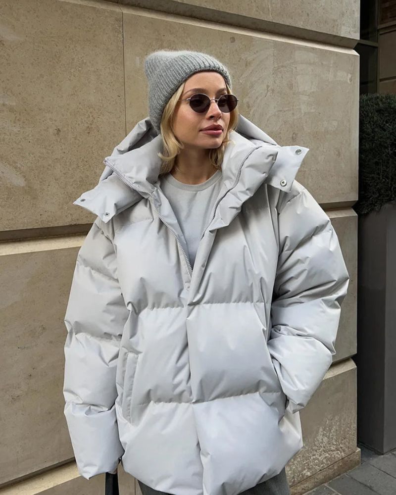 EB | Lockere Baumwollgefütterte Jacke