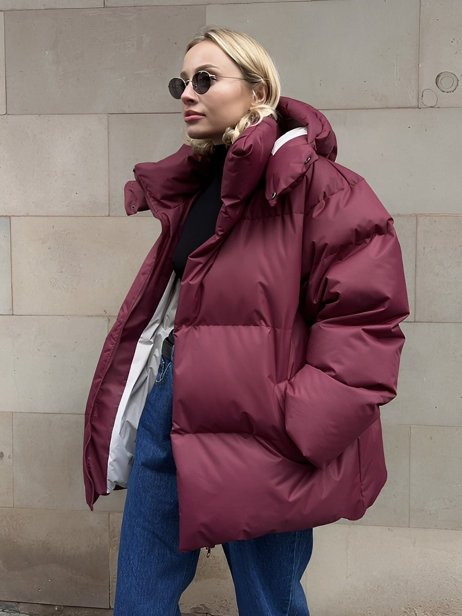 EB | Warme, gepolsterte, lässige Jacke für Frauen