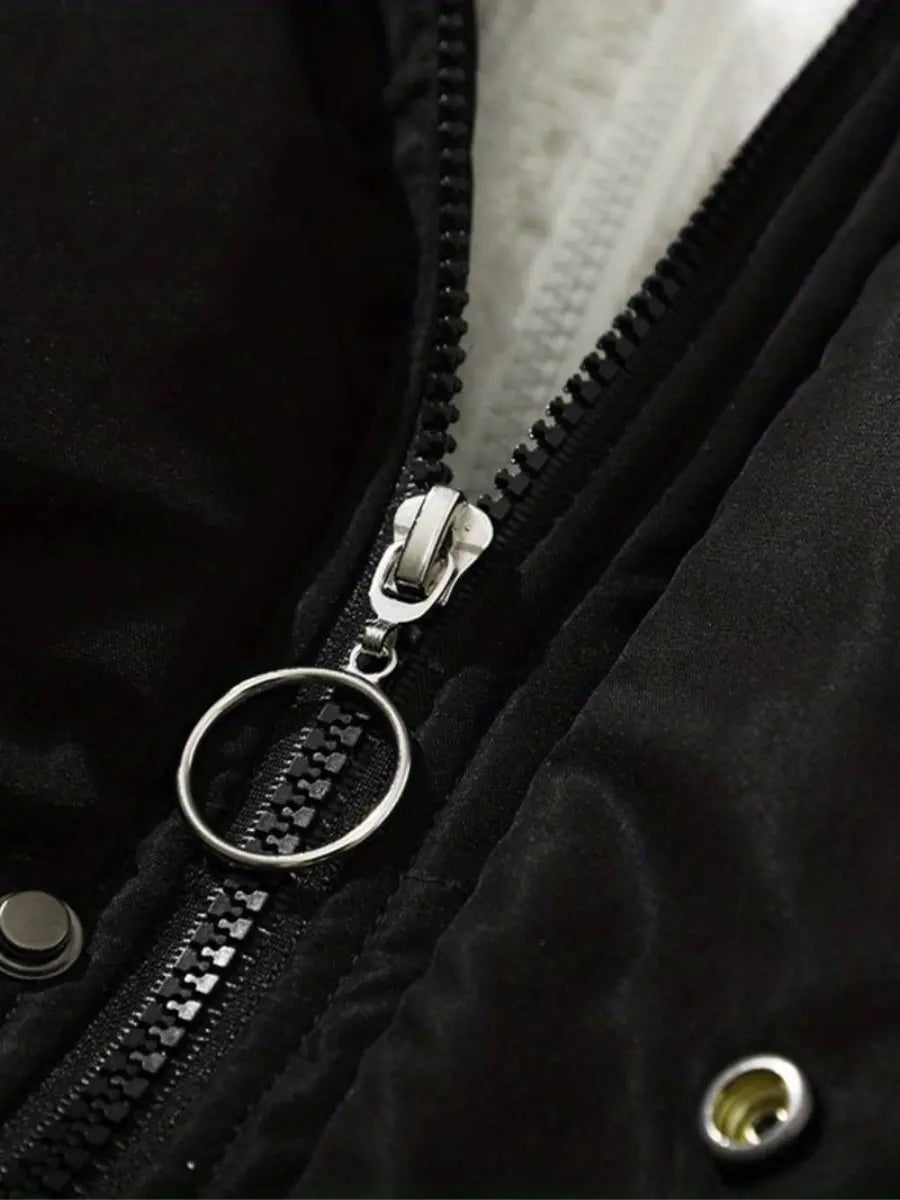 EB | Warme Reißverschluss Winterjacke Komfort und Stil für Kalte Tage