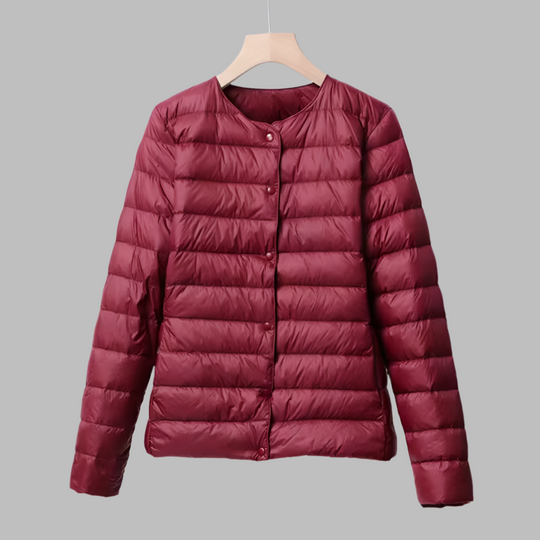 EB | Tragbare Wattierte Jacke Ohne Kragen für Frühling und Winter