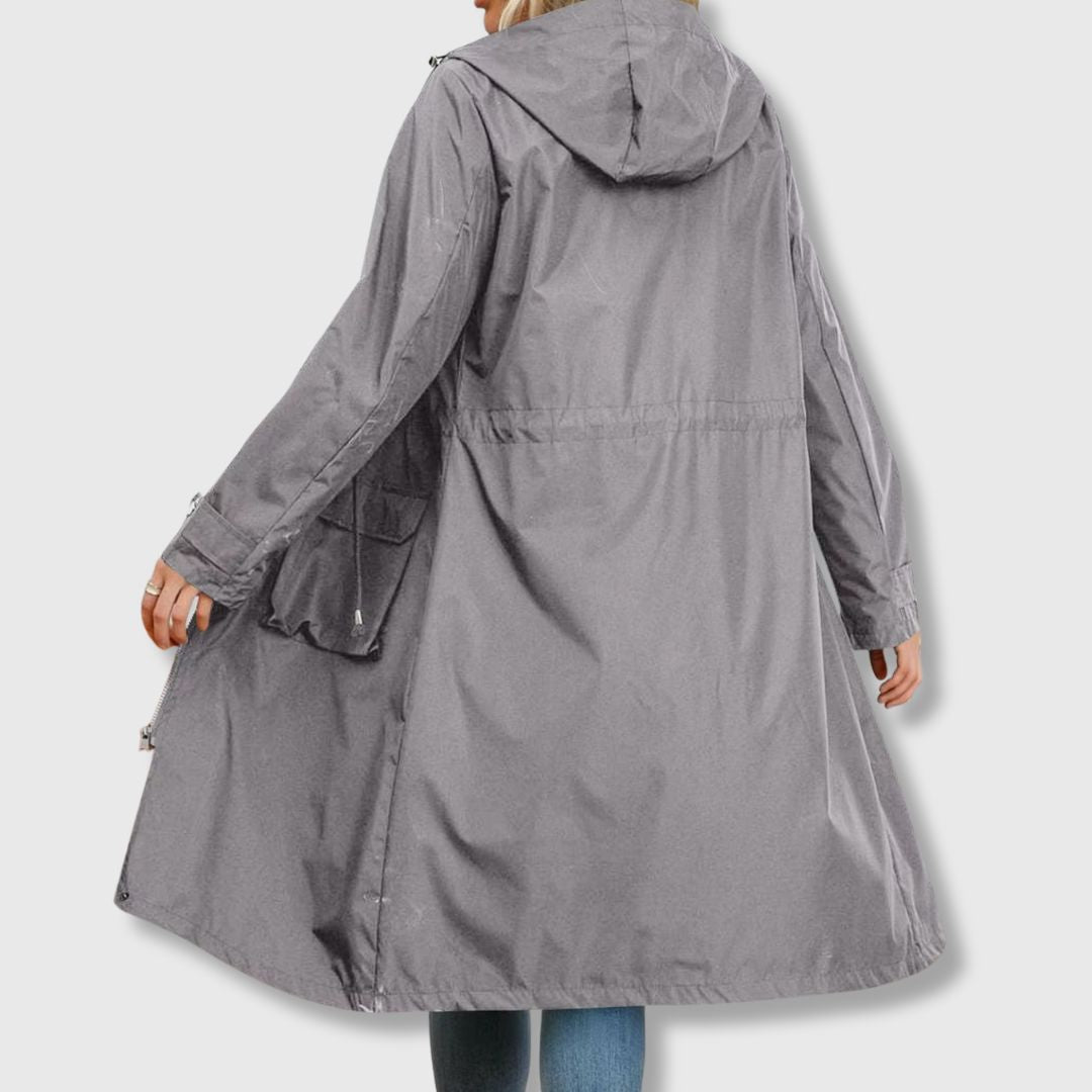 EB | Lange Alltagsjacke mit Kapuze