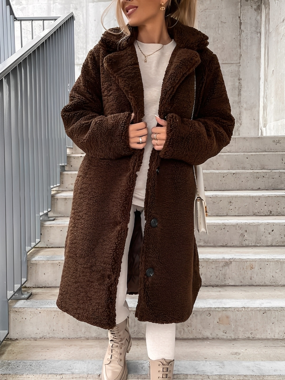 EB | Modische, warme Damen-Fleecejacke