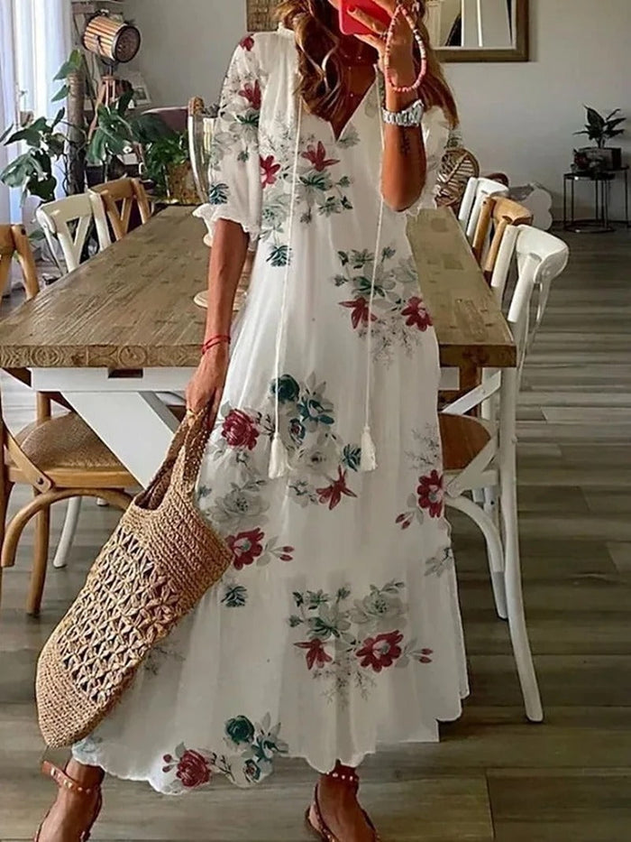 EB | Sommer Midi Kleid mit Licht Design