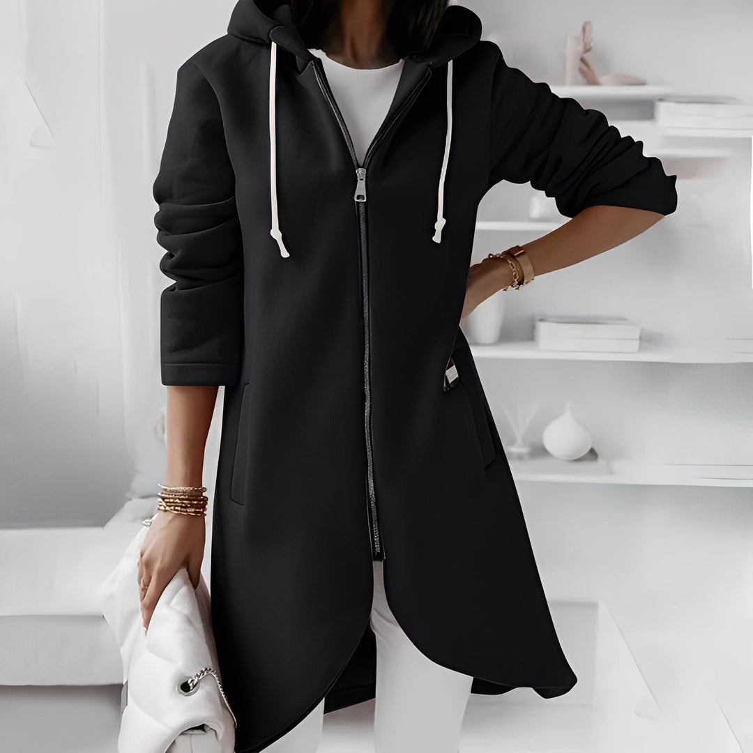 EB | Lange und bequeme Damen-Kapuzenjacke