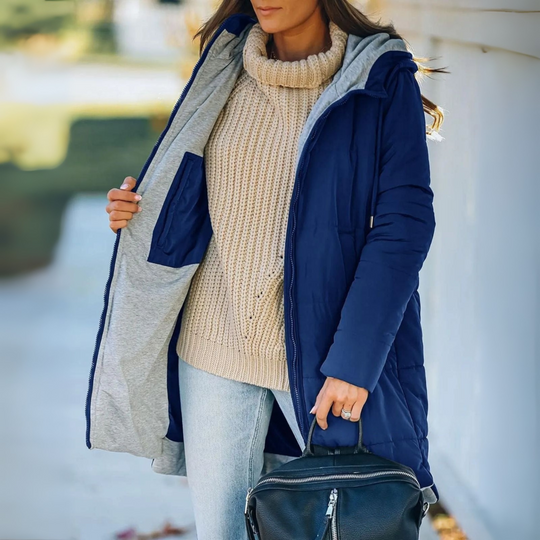 EB | Leichte Gepolsterte Jacke mit Kapuze