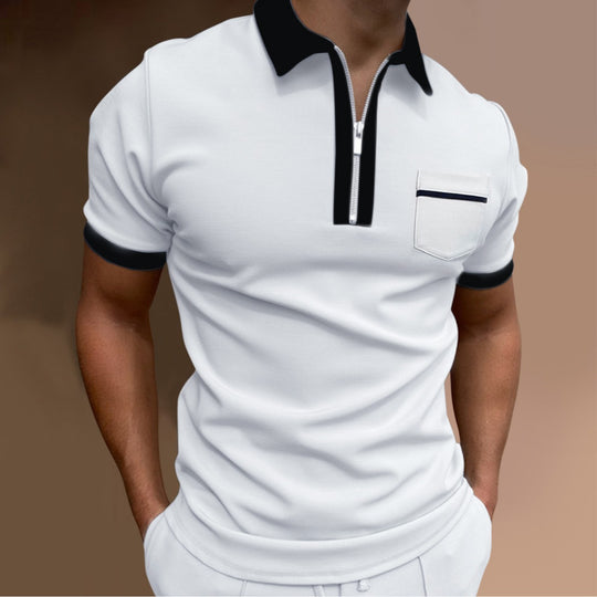 EB | Schmal geschnittenes Taschen-Poloshirt