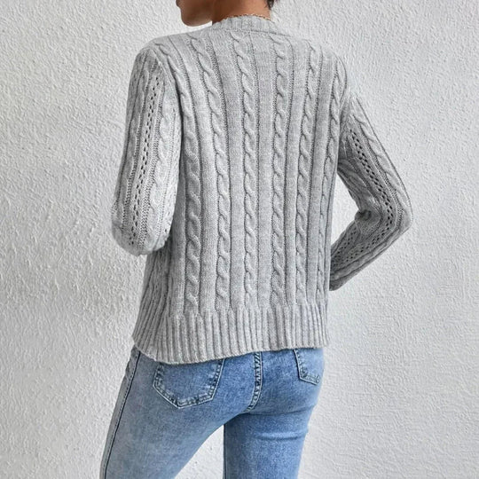 EB | Gemütlicher Cardigan mit Knöpfen für Frauen