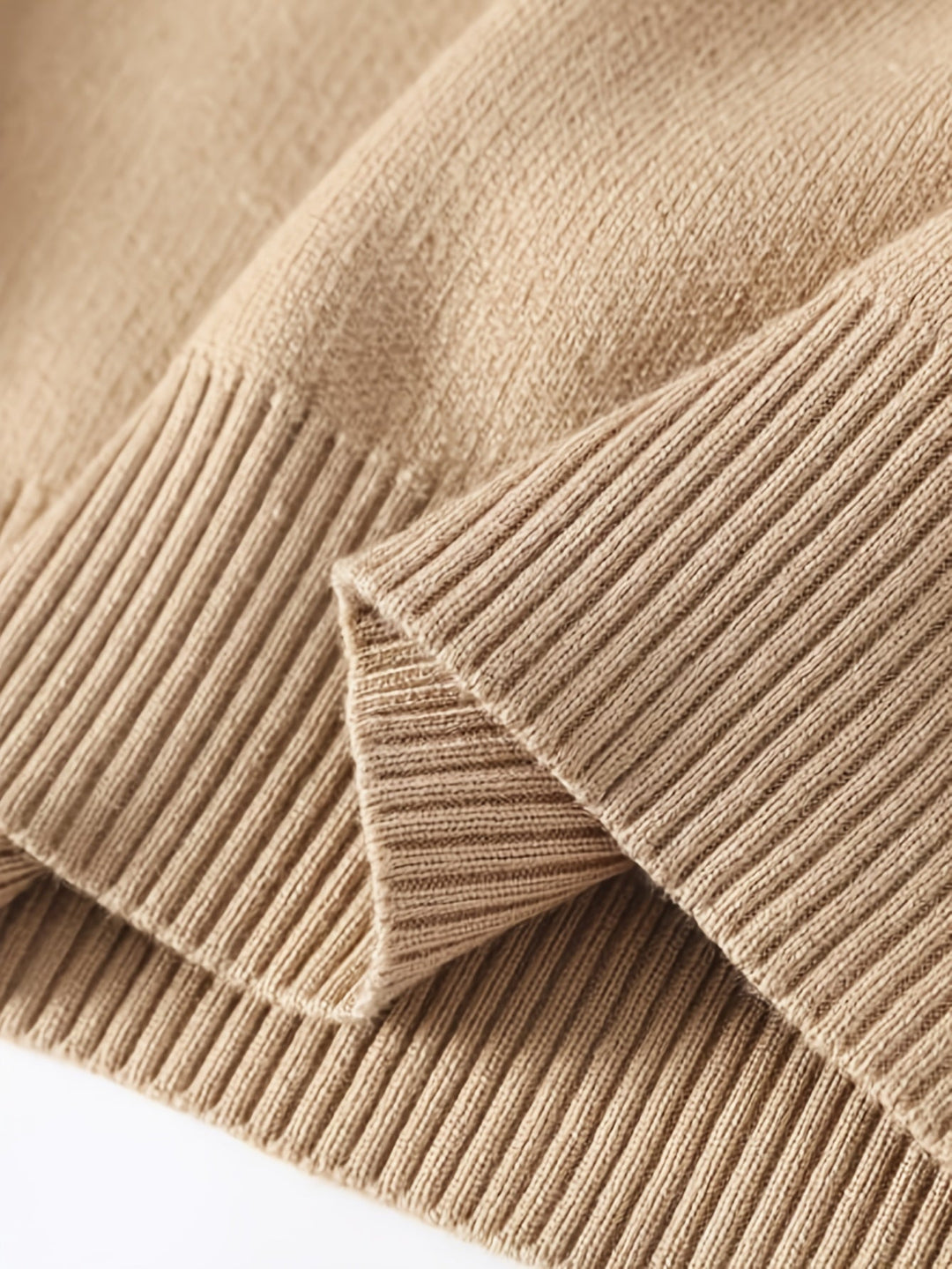 EB | Strickpullover mit Farbigen Ärmeln Weich und Warm Perfekt für Den Alltag