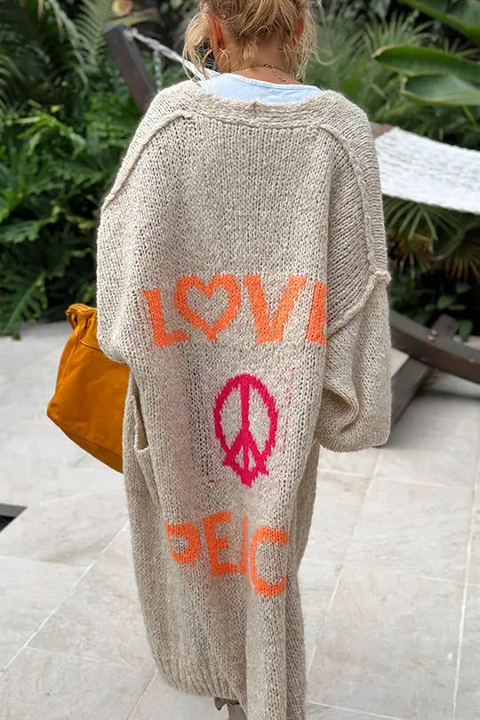 EB | Love & Peace Strickjacke