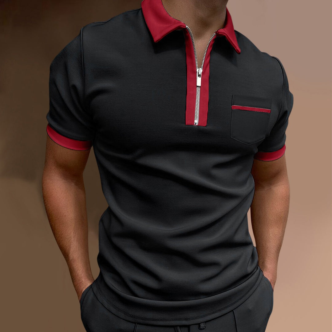 EB | Schmal geschnittenes Taschen-Poloshirt