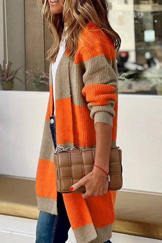 EB | Farbblock Strickjacke