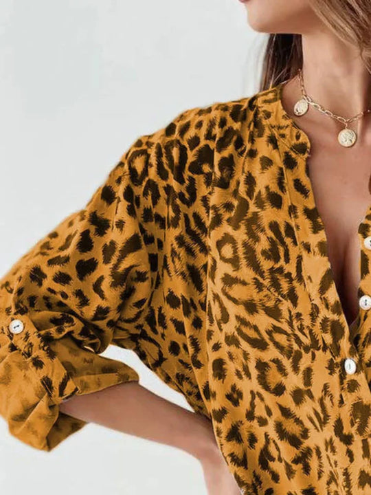 EB | Trendige Bluse Im Leo-Muster
