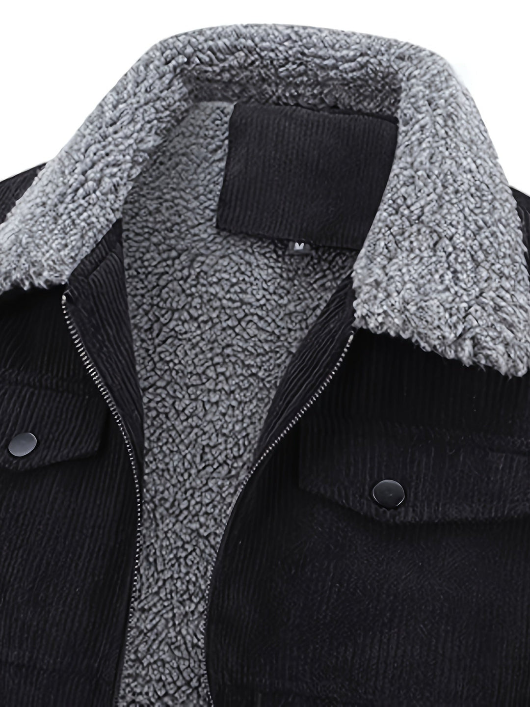 EB | Warmen Jacke mit Cord und Fleecefutter Cordura und Polyester Robuste und Bequeme