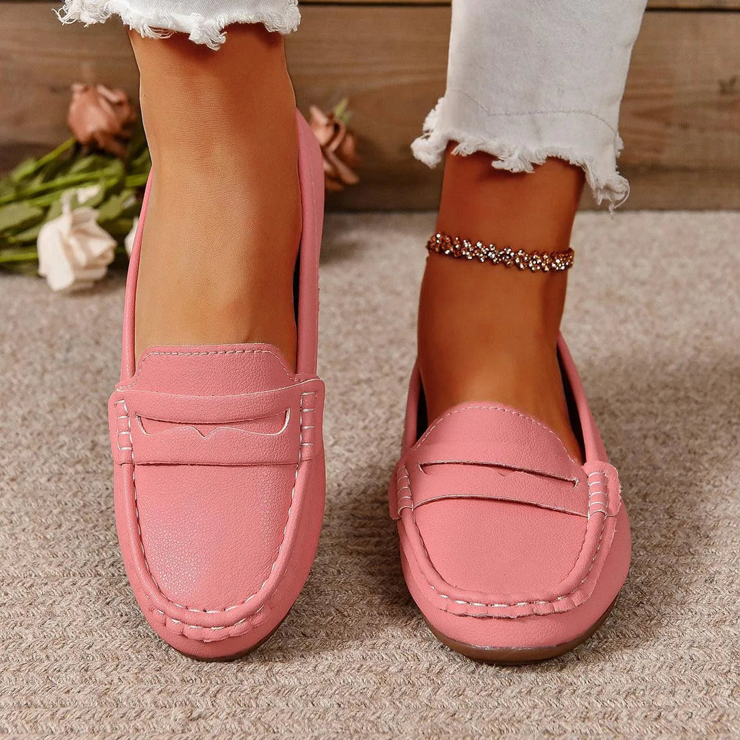 EB | Gommino Flat Crossed Soft Sole Women