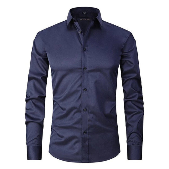 Bügelfreies Stretch Hemd Herren Slim Fit | EB
