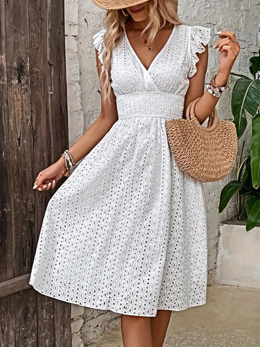 EB | Wickelkleid mit Raffung Femininer Chic für Jeden Anlass