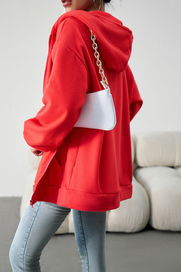 EB | Lässiger Pullover cardigan mit Kapuze