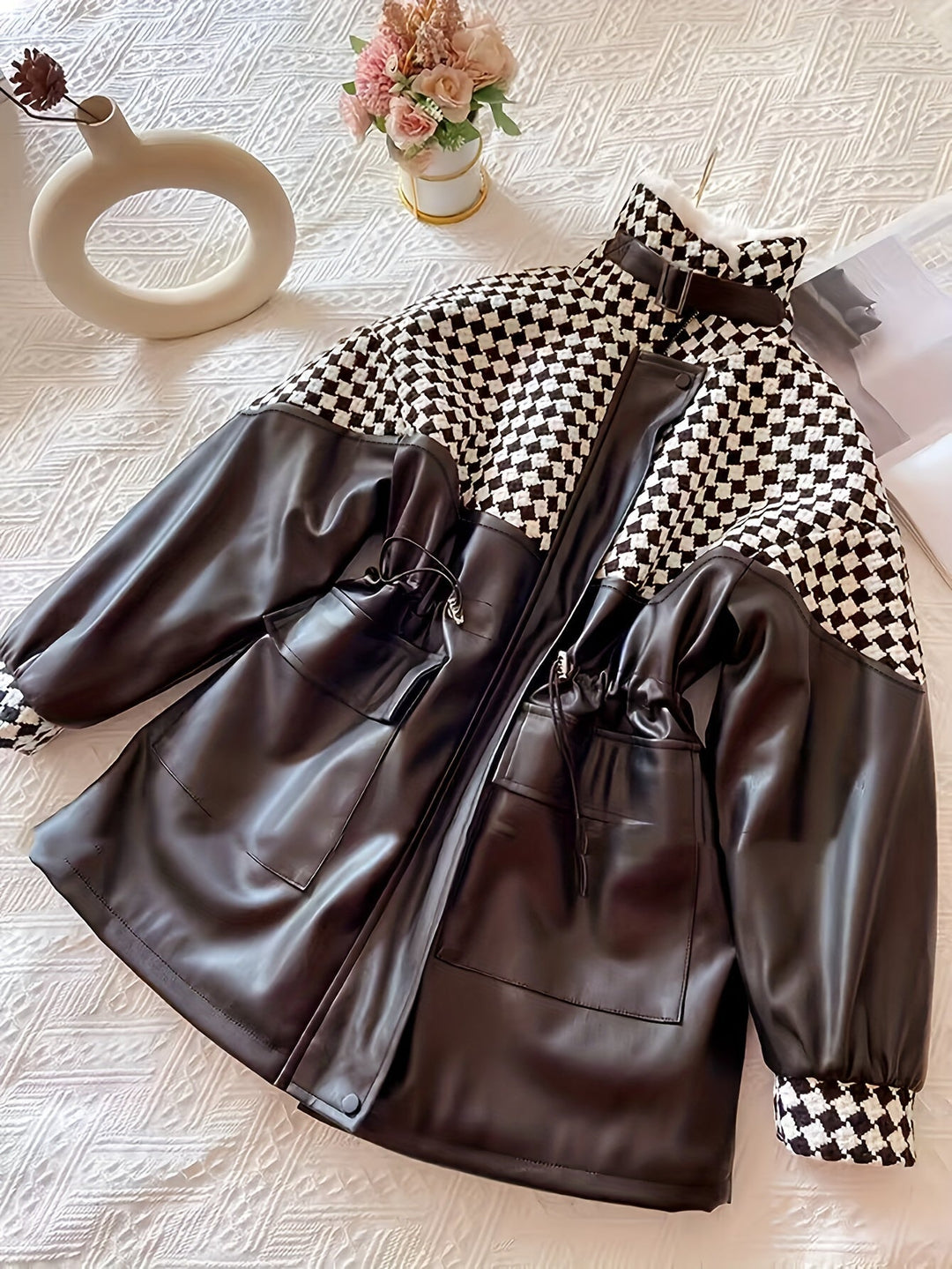 EB | Damen-Plüschjacke für Herbst & Winter