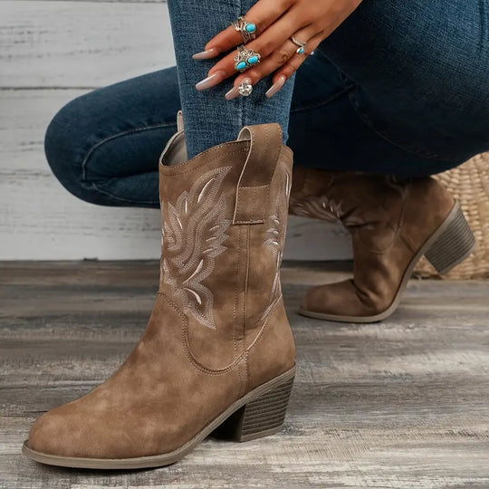 EB | Retro High Heels Stiefel