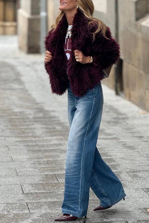 EB | Fuchsia Hue Fleece Jacke