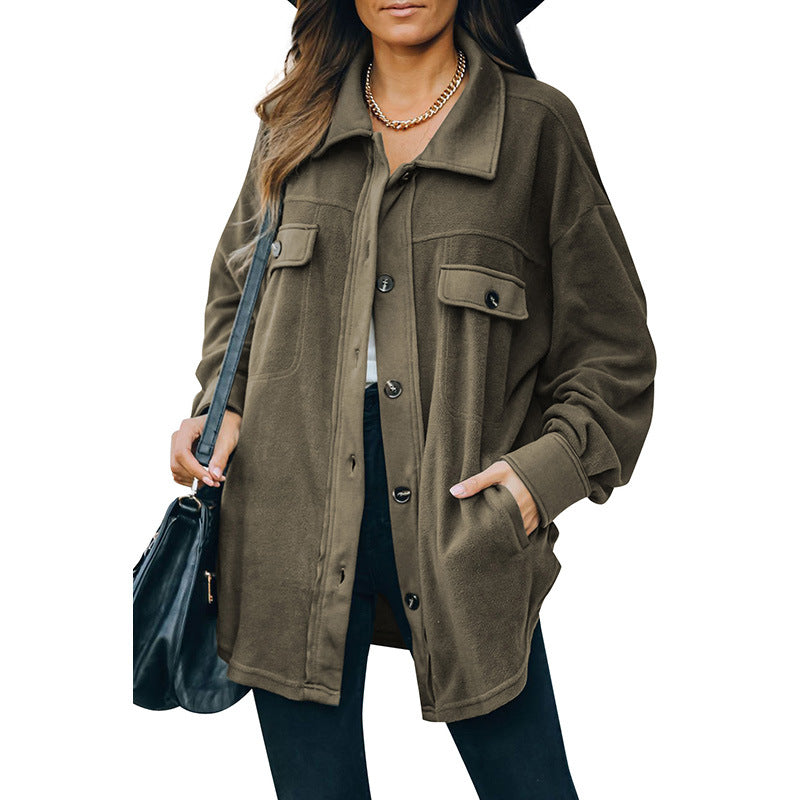 EB | Fleece-Knopf-Jacke.