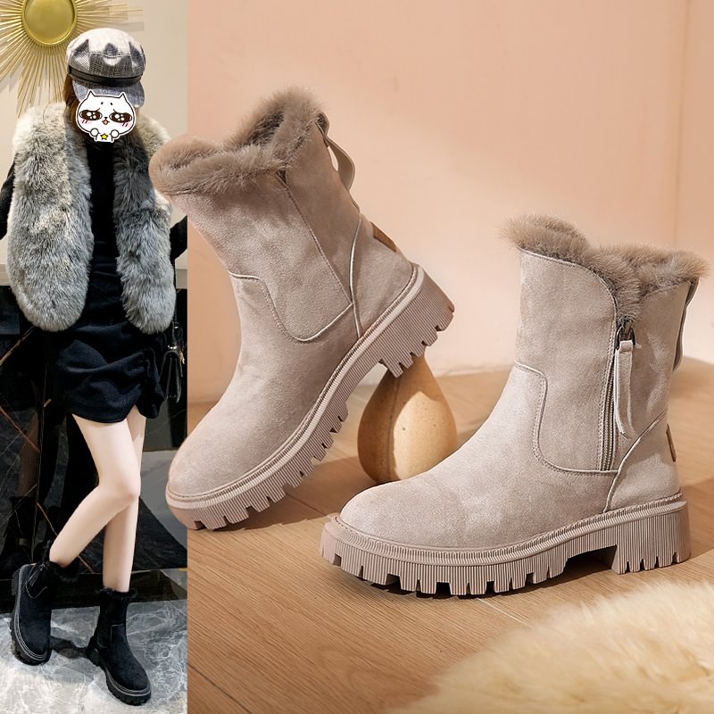 Damen-Winterstiefel aus Wolle EB EB