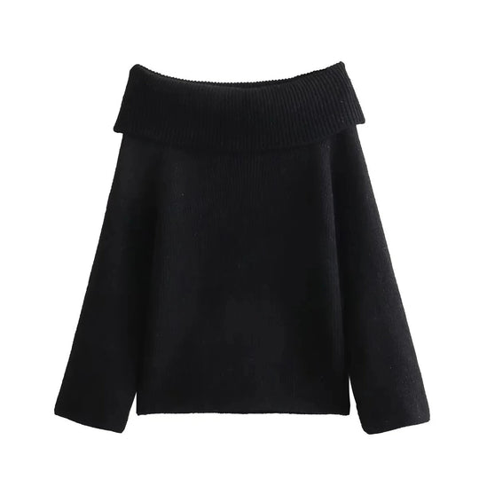 EB | Off-Shoulder Damen Strickpullover