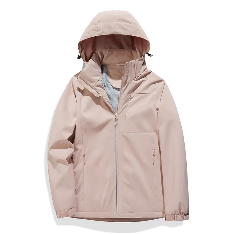 EB | Wasserdichte Fleece-gefütterte Shell-Jacke
