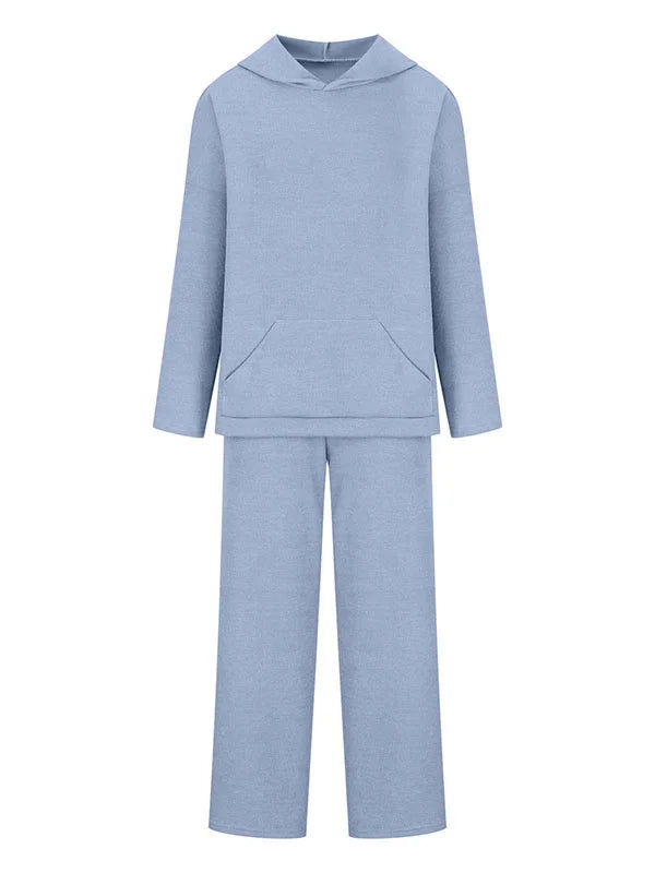 EB | Luxus Frau Hoodie Gestreiftes Set
