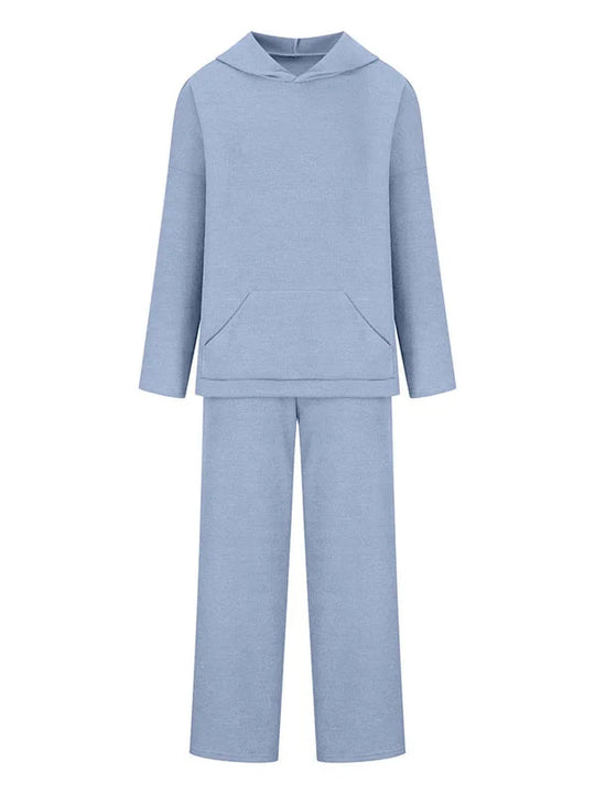 EB | Luxus Frau Hoodie Gestreiftes Set
