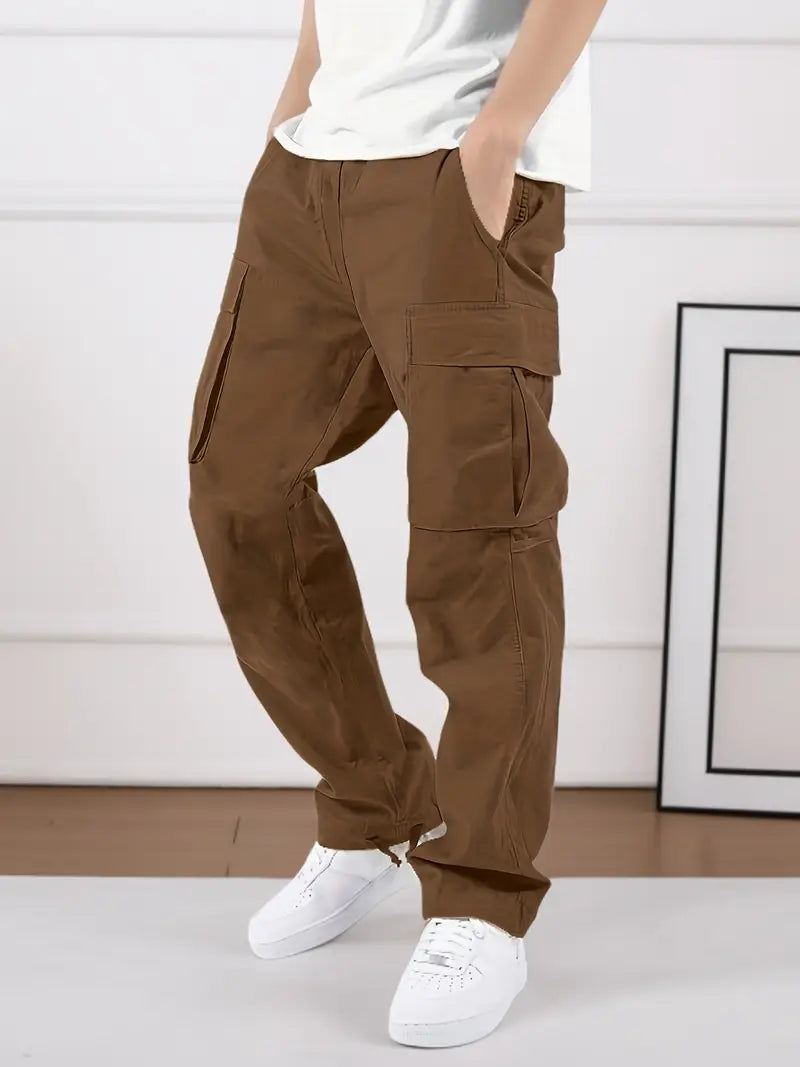 EB | Lässige Jogginghose Herren mit Elastischem Bund und Taschen