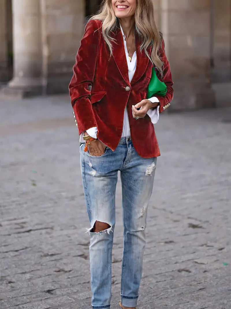 EB | Elegante Samtjacke