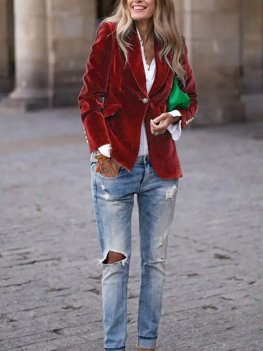 EB | Elegante Samtjacke