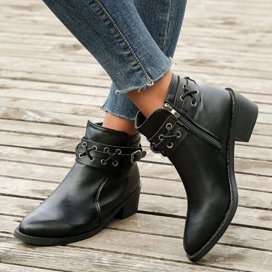Vintage Spitzenschuh Stiefel EB
