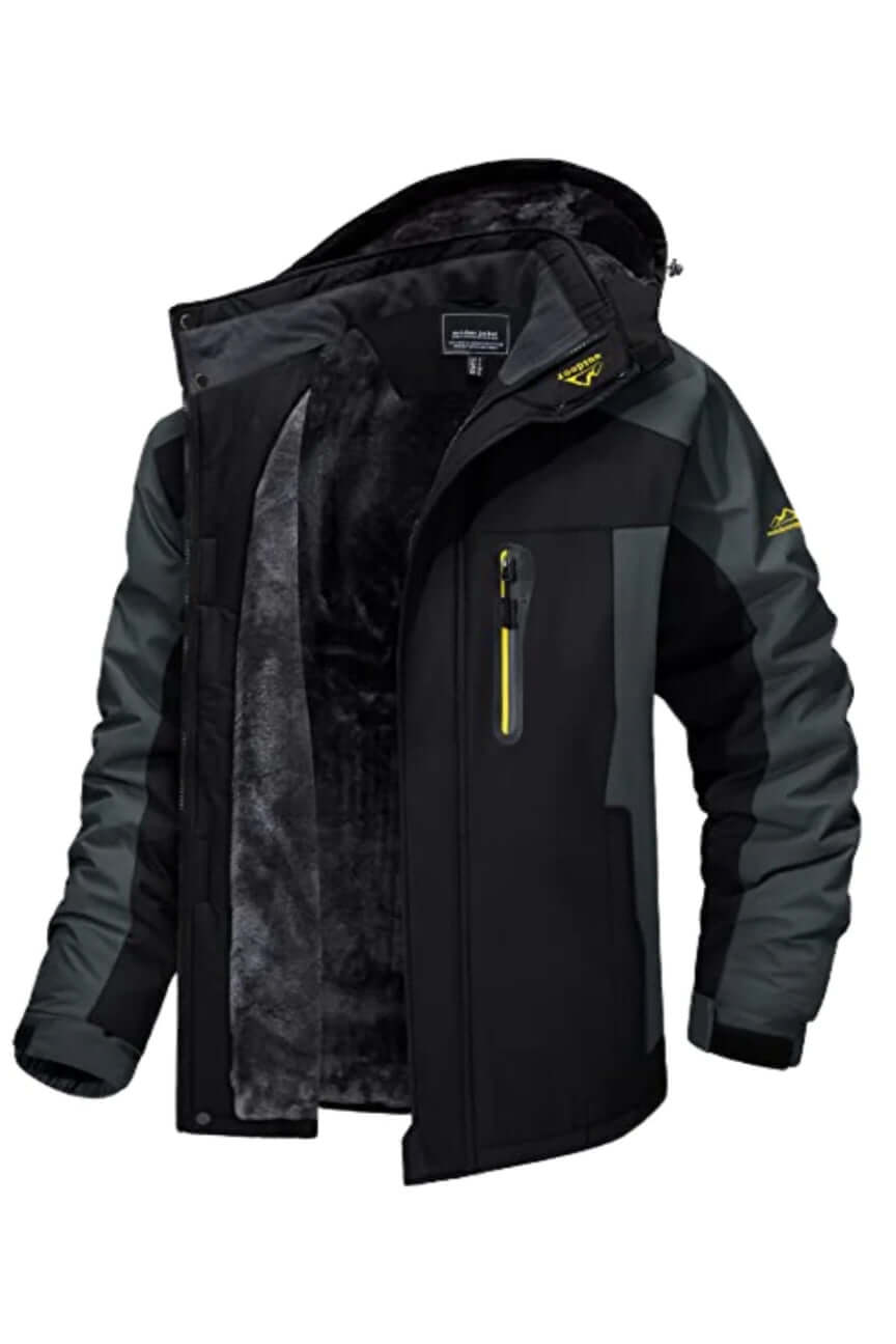 EB | Herren wasserdichte fleecegefütterte Winterjacke