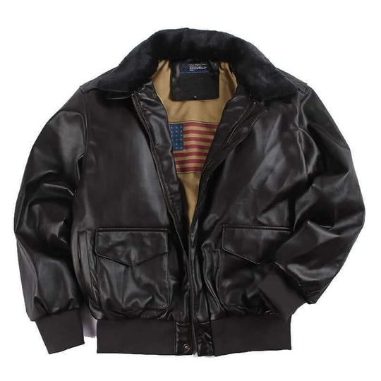 EB | Herren Lederjacke mit praktischen Taschen