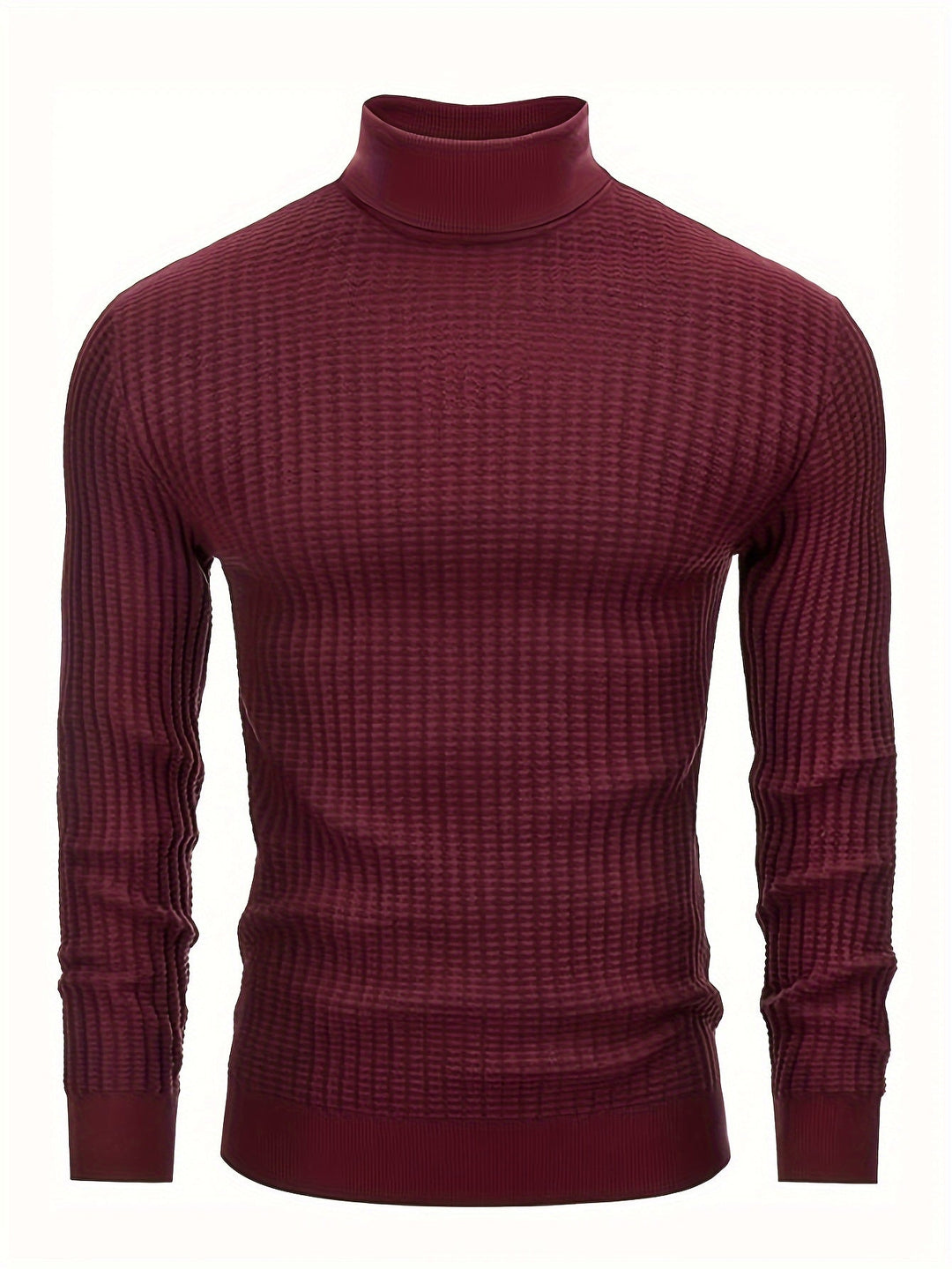 EB | Rollkragenpullover Waffelstrick Polyester-mix