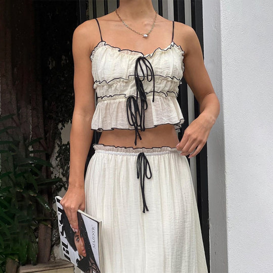 EB | Hosenträger Top Temperament Kleid