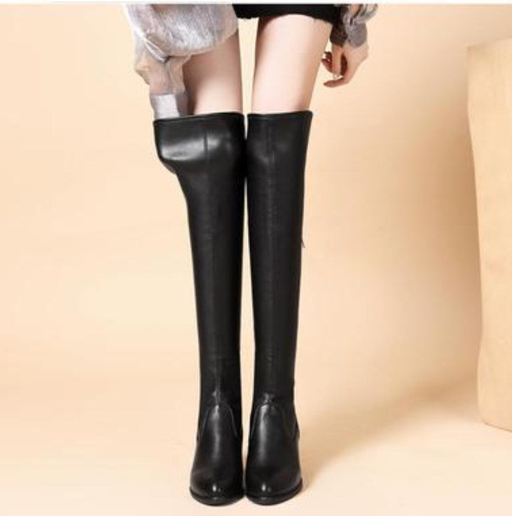 Elegante Lederstiefel für Damen, klassisch & trendy EB EB