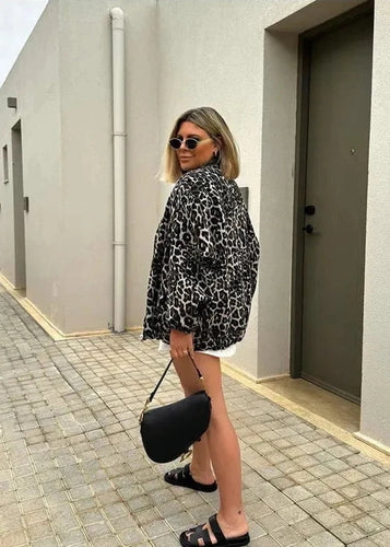 EB | Leoparden Bomberjacke