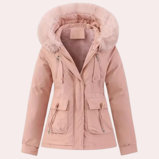 EB | Damen Winterjacke mit Kapuze und Warmfutter