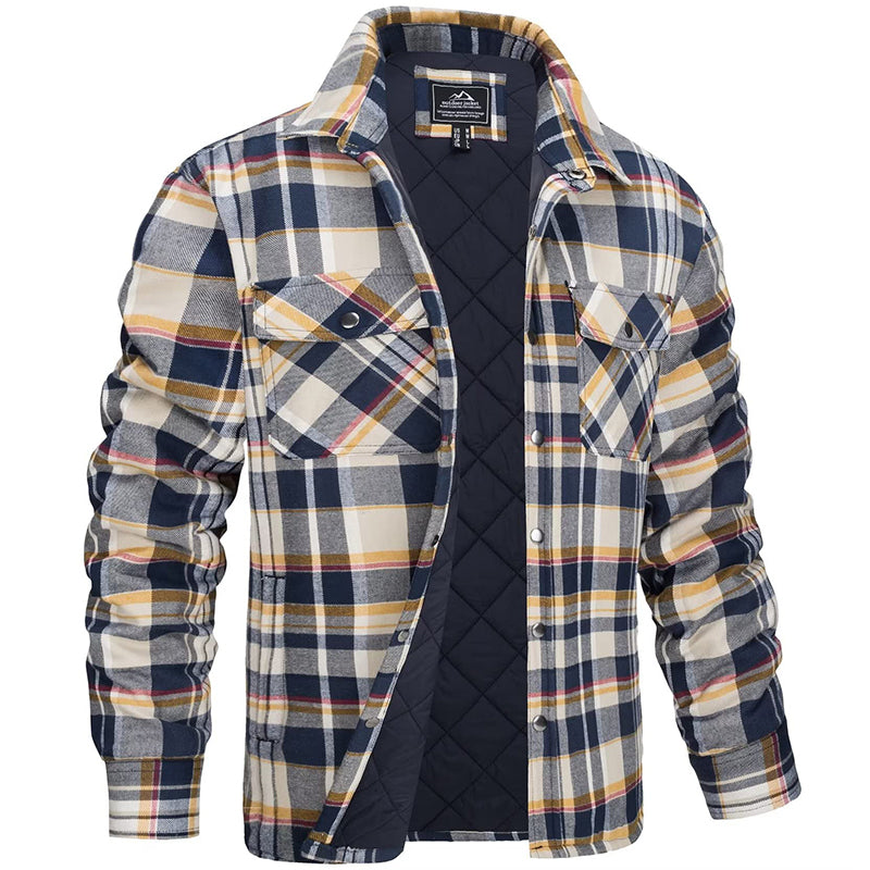 EB | Herren Holzfällerjacke im karierten Design