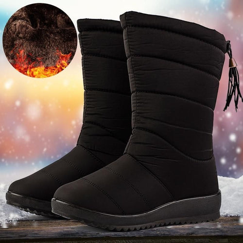 Super warme weiche Damen Winterstiefel EB