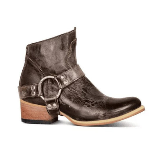 Elegante Leder Damen Schuhe EB