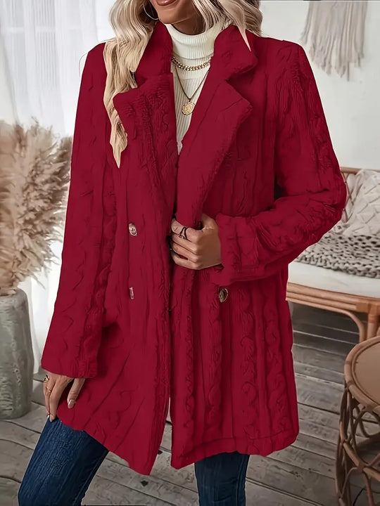 EB | Weicher Thermal-Mantel für Damen mit Langen Ärmeln Chic
